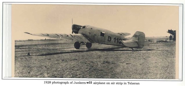 1928 Junkers in Teheran-new